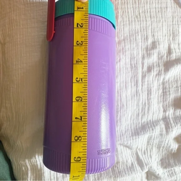 Vtg Thermos 90s water jug water bottle Colorblock 48 oz Like New! - Picture 8 of 9